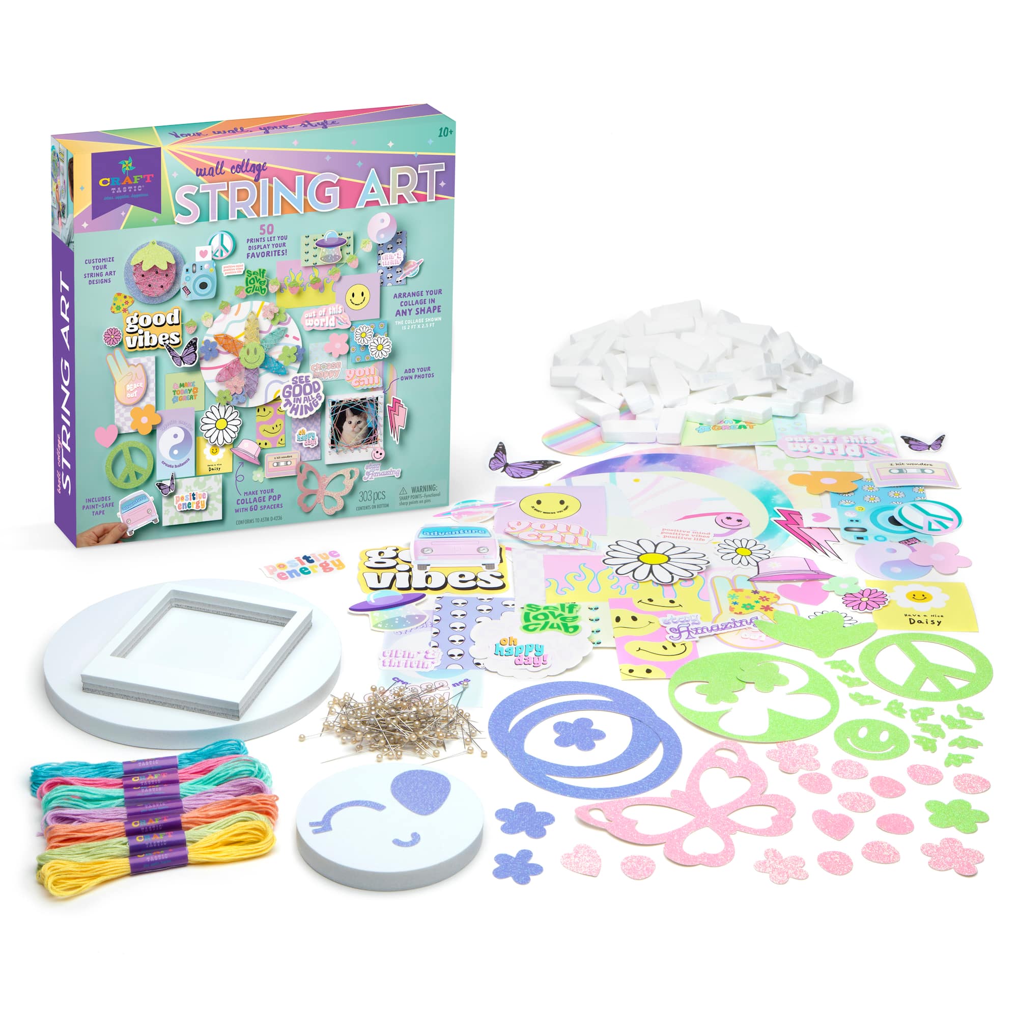Craft-Tastic® Wall Collage String Art